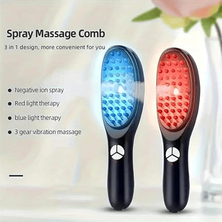 HairGlow™ 2-in-1 Hair Therapy Brush - Geebonie